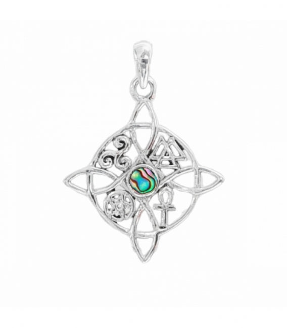 Colgante Plata Nudo Bruja Avalon