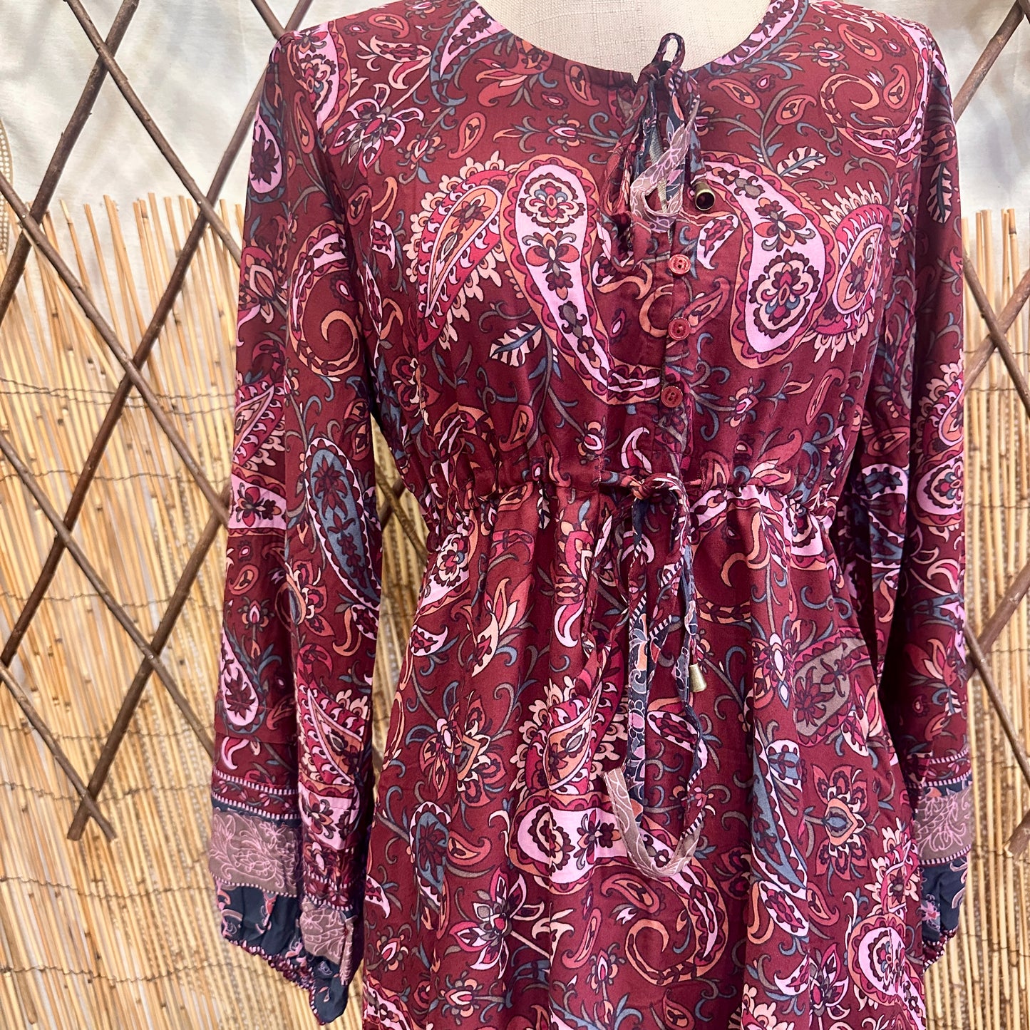Vestido Boho corto Sahira