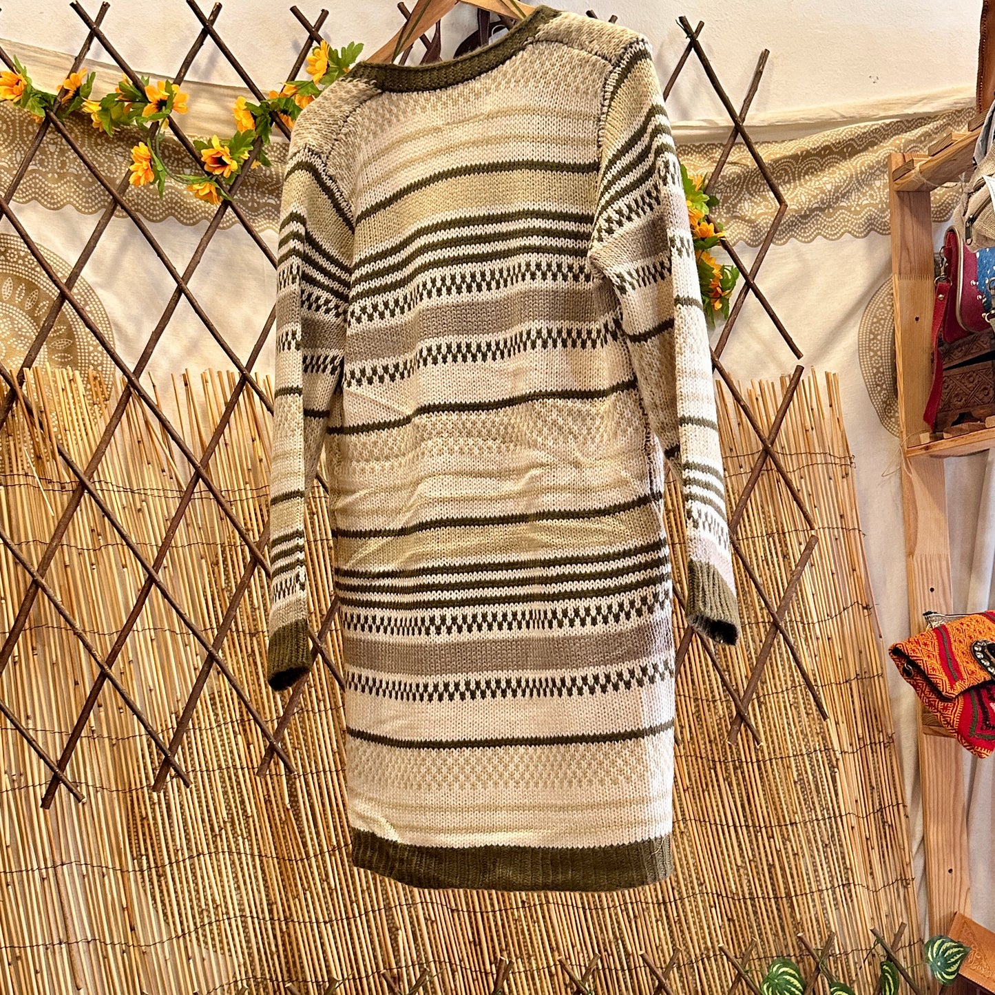 Chaqueta punto Boho Sáhara