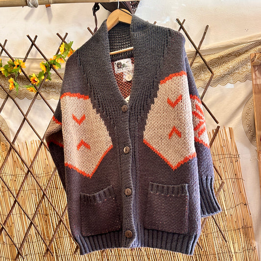 Chaqueta punto Boho