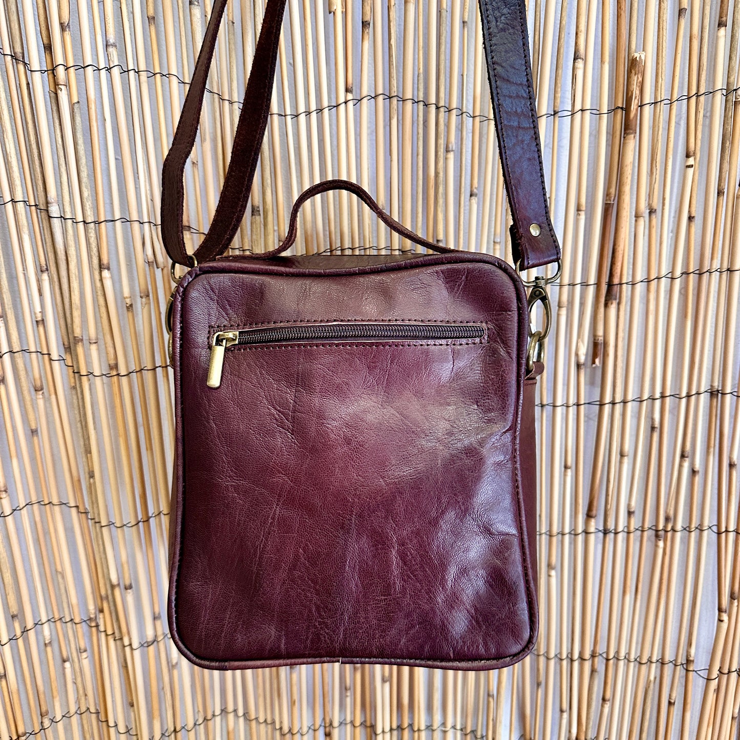 Bandolera cuero Saturno