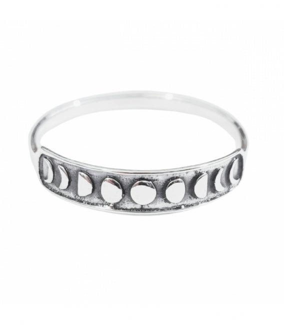 Anillo plata Fases Luna