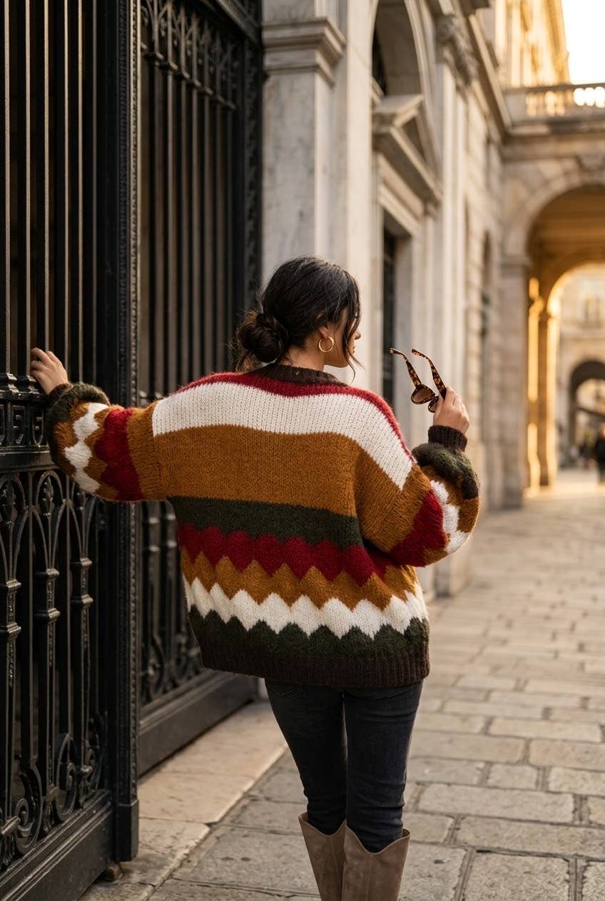 Chaqueta de punto Oliva