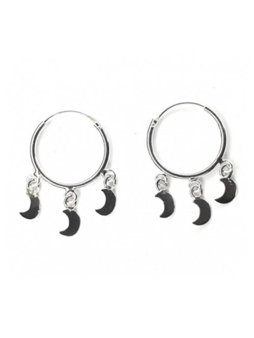 Pendientes aro Luna