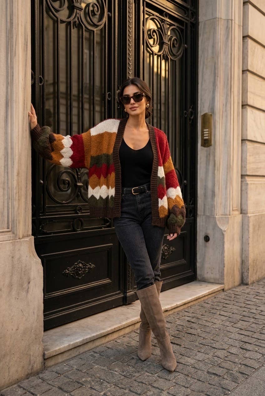 Chaqueta de punto Oliva