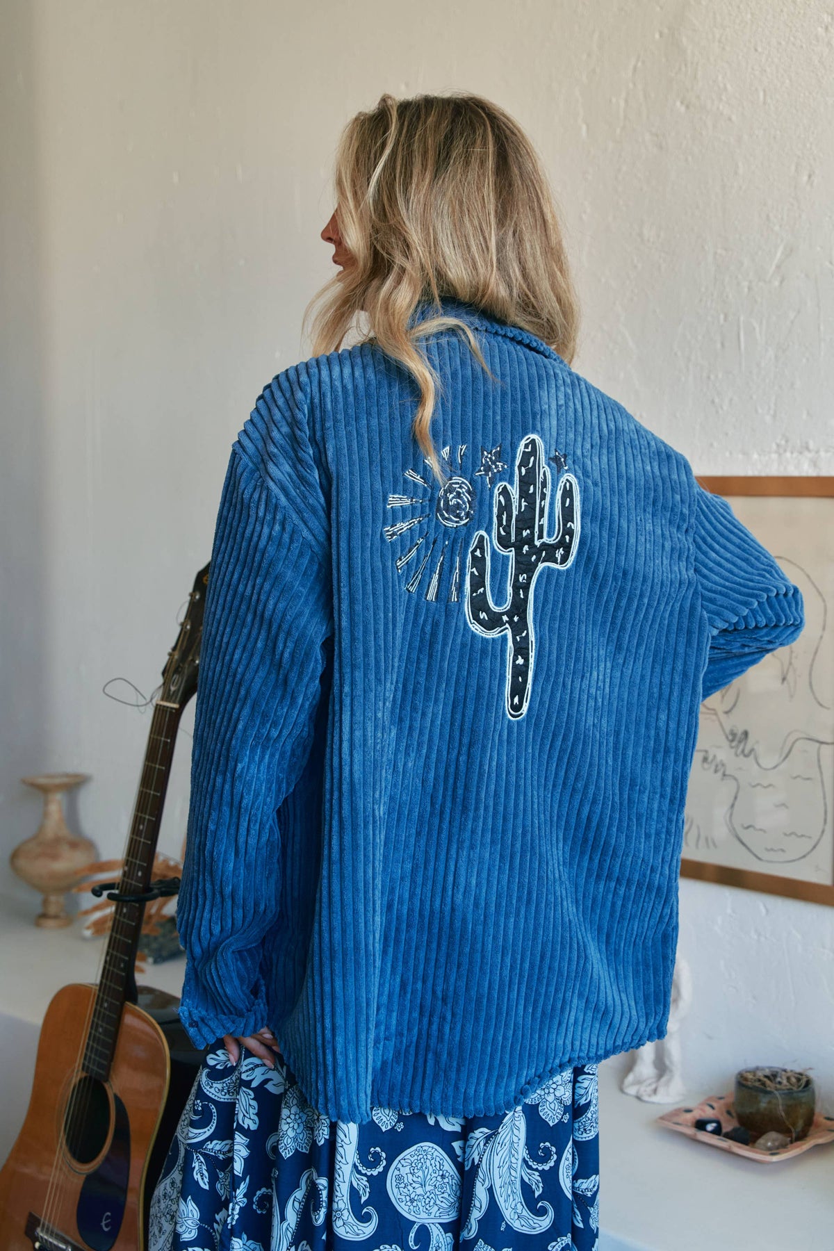 CAMISA TEXAS CHORD AZUL MARINO