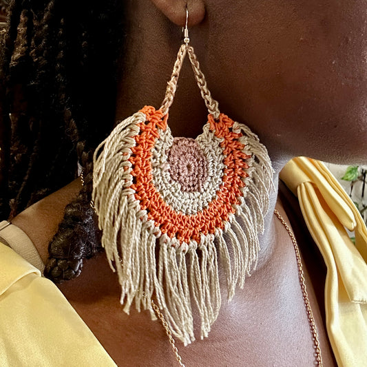 Pendientes boho crochet 03
