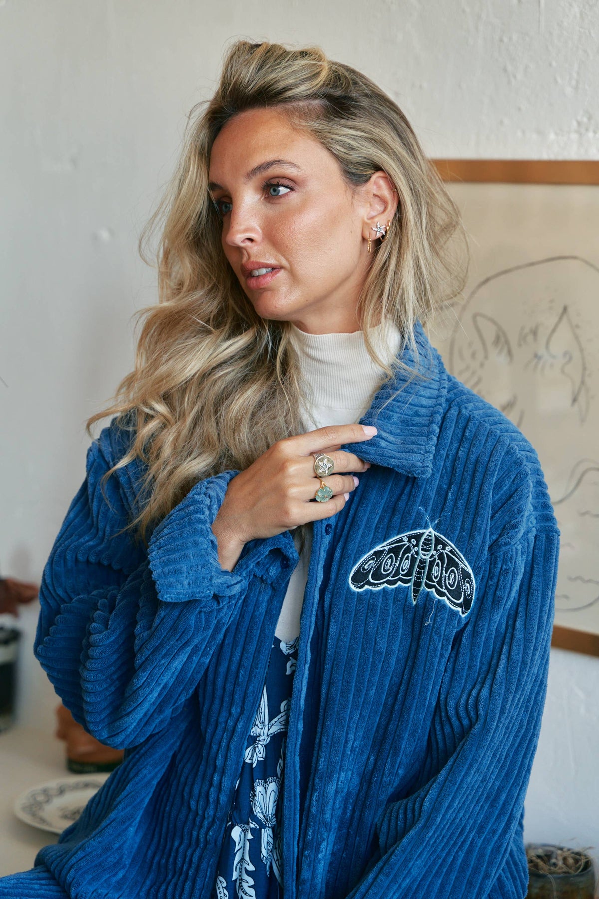 CAMISA TEXAS CHORD AZUL MARINO