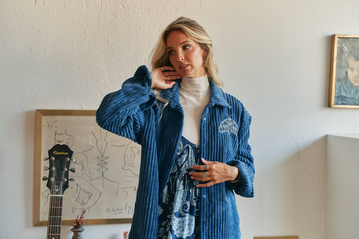 CAMISA TEXAS CHORD AZUL MARINO