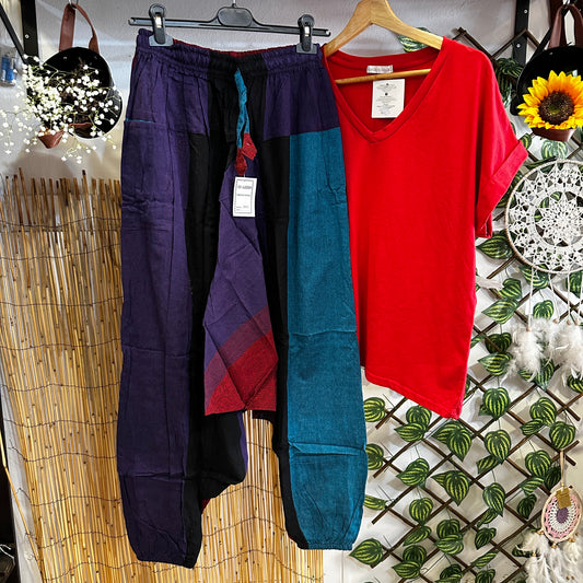 Pantalón boho patchwork 02