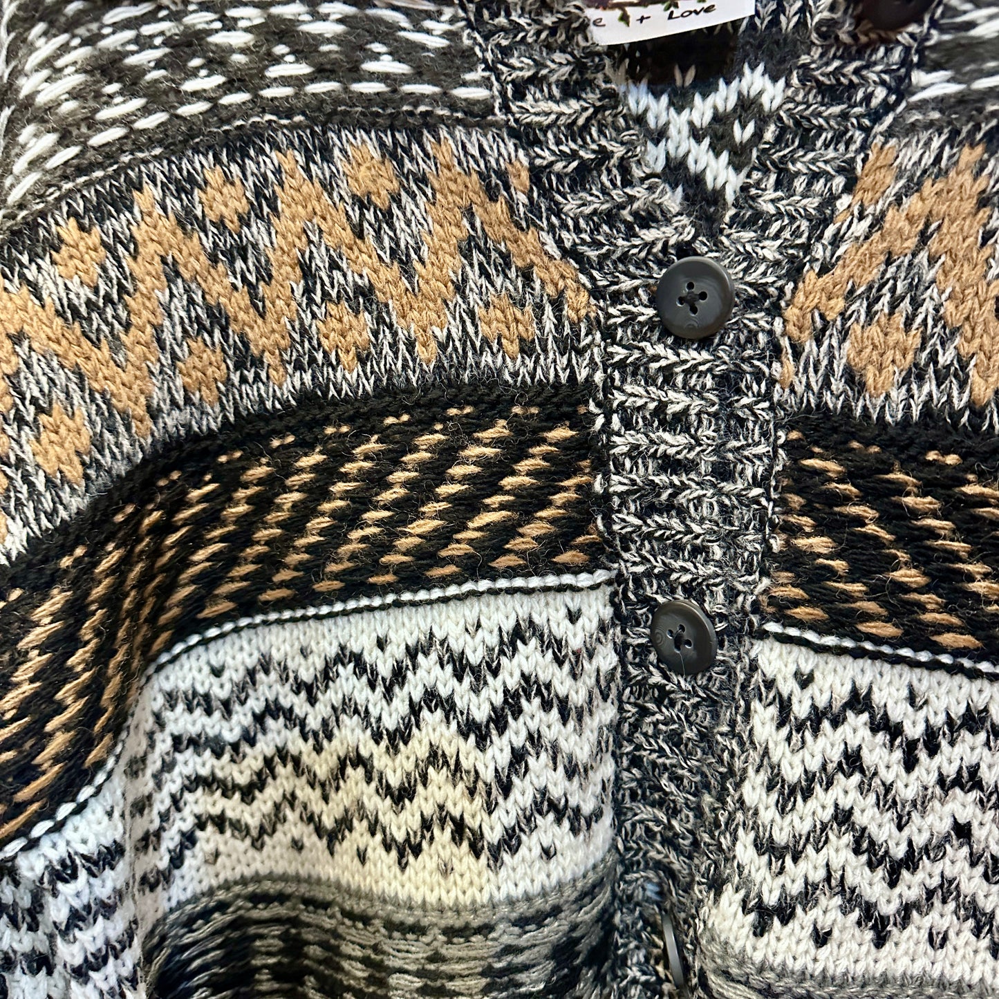 Chaqueta punto boho Karma