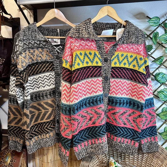 Chaqueta punto boho Karma