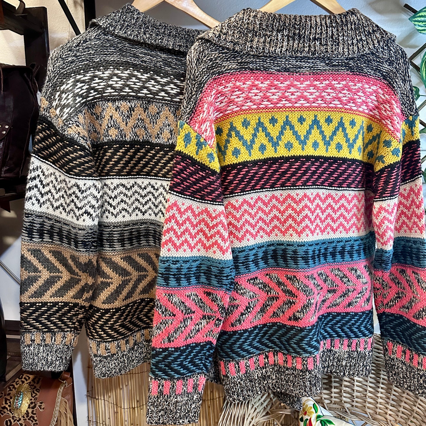 Chaqueta punto boho Karma