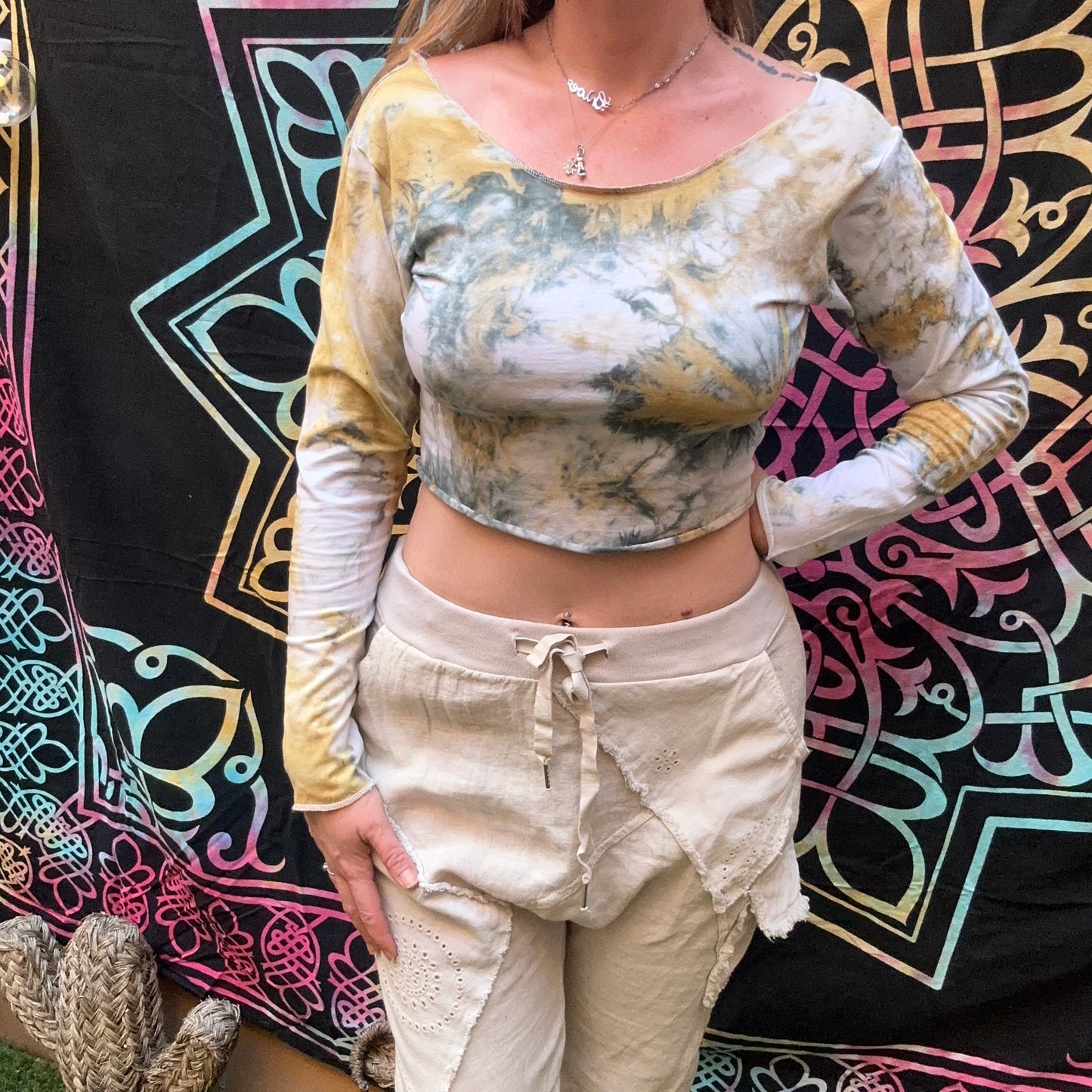 Top tie dye boho