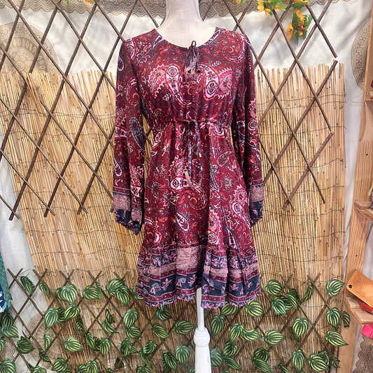 Vestido Boho corto Sahira