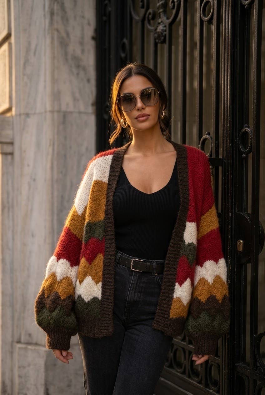 Chaqueta de punto Oliva