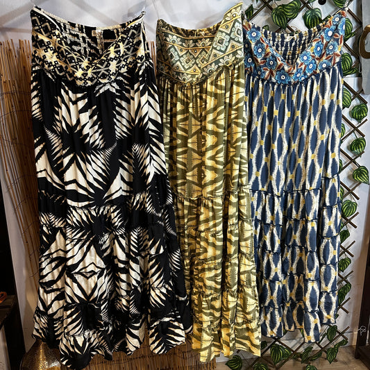 Falda Larga Boho Selva