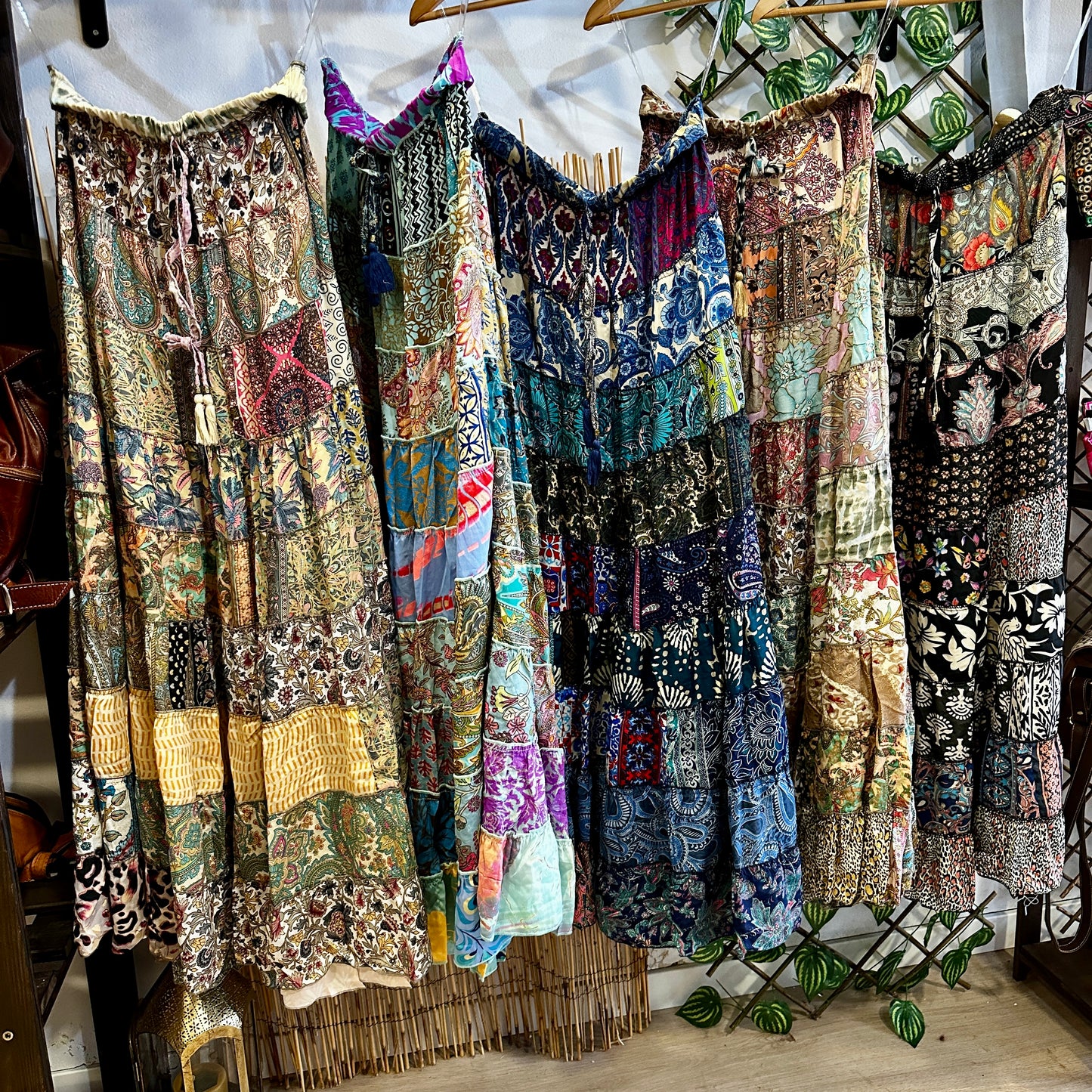 Faldas Patchwork Boho- Estilo Étnico