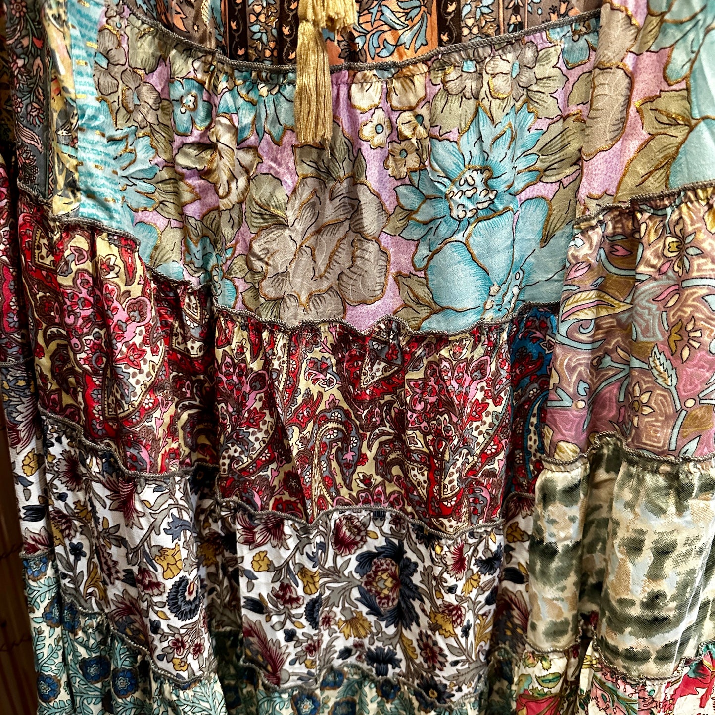 Faldas Patchwork Boho- Estilo Étnico